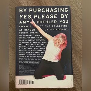 Amy Poehler Yes Please Hardcover Book
